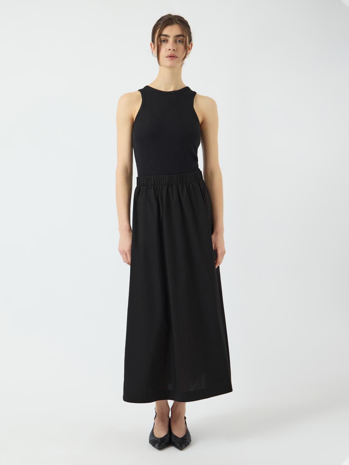 YASULEA Long Skirt - Black - VERO MODA & VILA Bergvik
